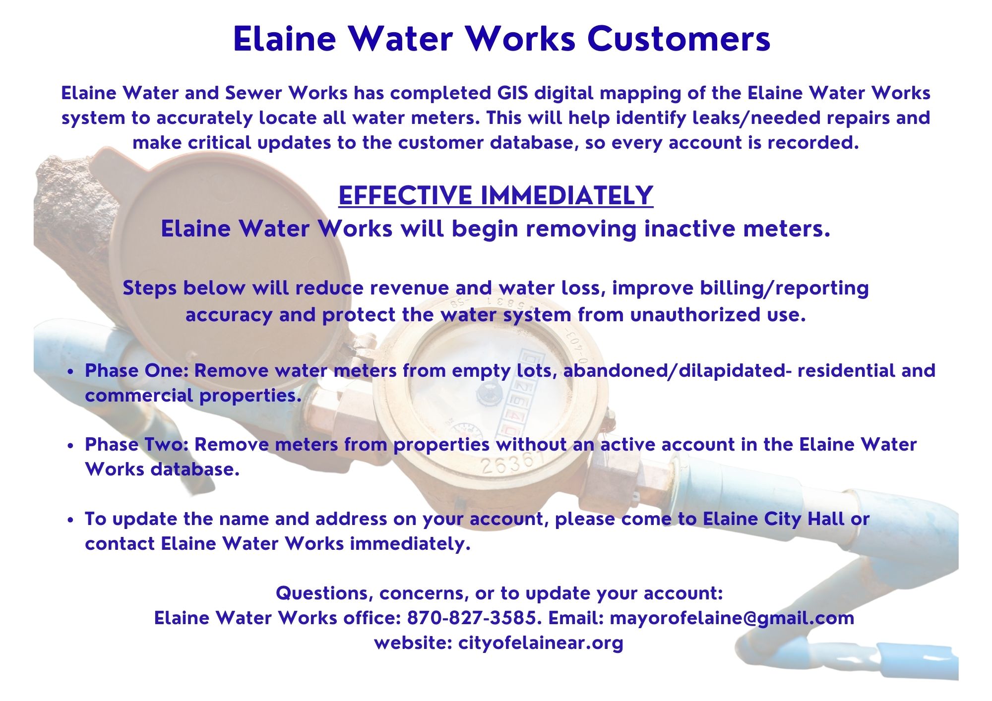 Elaine Water Quality Report 2024